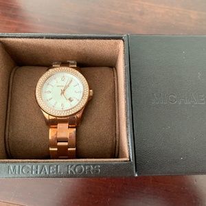 Michael kors rose gold watch brand new
